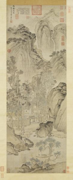 元 王蒙幽林清逸　轴